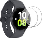 2x Screenprotector geschikt voor Samsung Watch 5 40mm - Beschermglas Folie Geschikt voor Samsung Watch 5 40mm