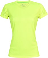 Chemise de sport femme ' Evolution Tech Tee' à manches courtes Yellow Fluo - L