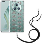 Cazy Hoesje met koord geschikt voor Honor Magic5 Pro Fietsen