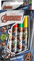The Avengers stiften - Uitwasbare stiften - 6x in verpakking - Marvel