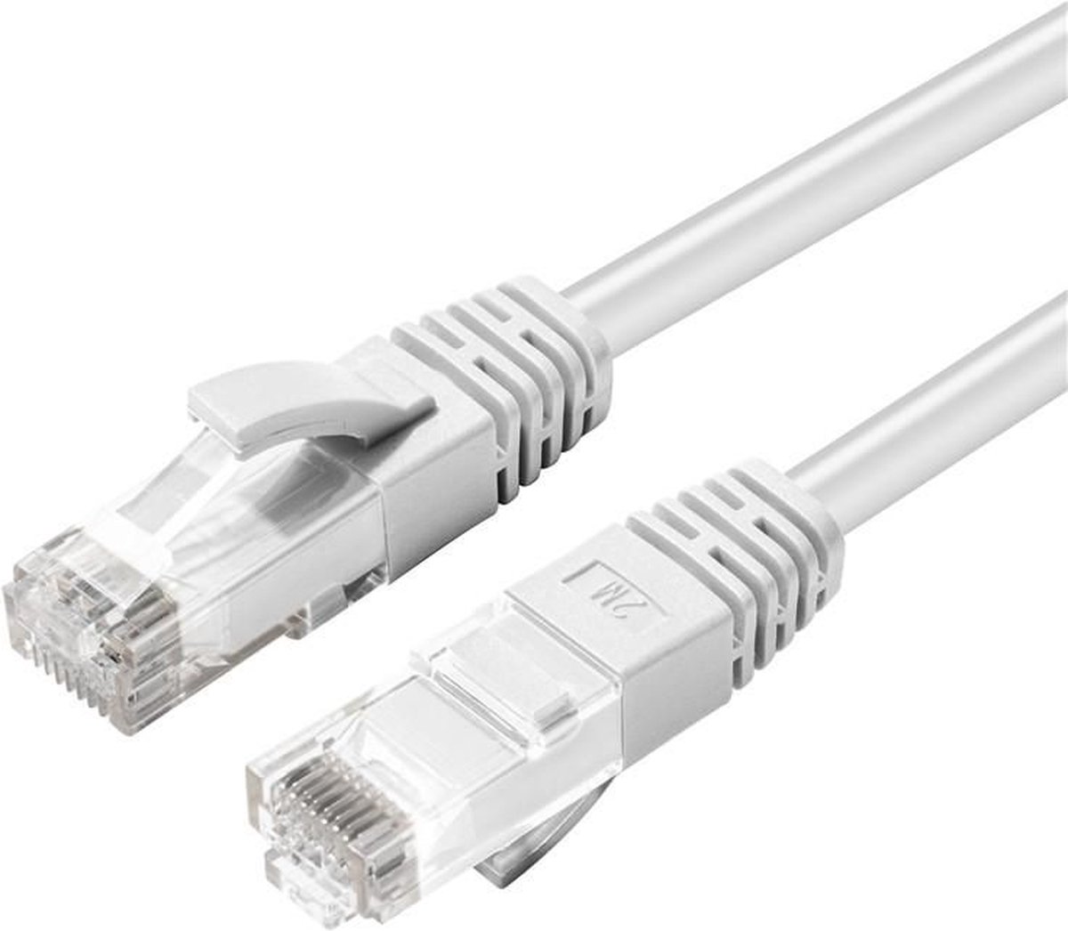 Microconnect MC-UTP6A10W netwerkkabel Wit 10 m Cat6a U/UTP (UTP)