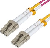 Microconnect 3m LC/UPC-LC/UPC Glasvezel kabel OM4 LC/UPC Violet