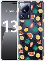 Cazy Hoesje geschikt voor Xiaomi 13 Lite Tropical Fruit