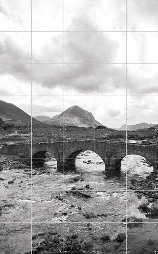 IXXI Sligachan Bridge - Wanddecoratie - Fotografie - 100 x 160 cm