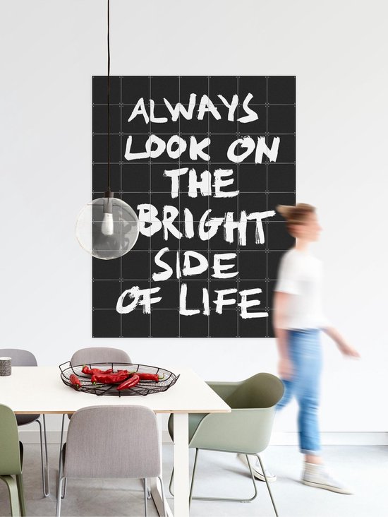 IXXI Always regarder du bon côté de la Life - Décoration murale - Abstrait - 60 x 80 cm