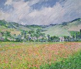 IXXI In the Poppy Field - Giverny - Claude Monet - Wanddecoratie - 120 x 140 cm