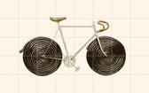 IXXI Licorice Bike - Wanddecoratie - Abstract - 160 x 100 cm
