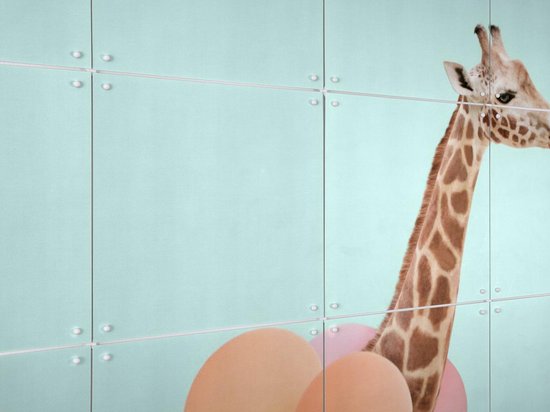IXXI Party Girafe - Décoration murale - Abstrait - 100 x 140 cm