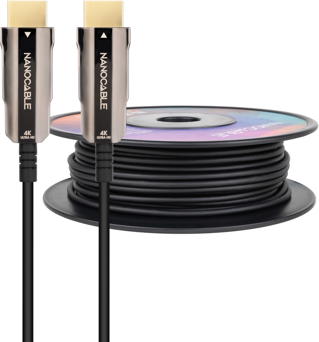 HDMI Cable NANOCABLE 10.15.2060 60 m 4K Ultra HD Black