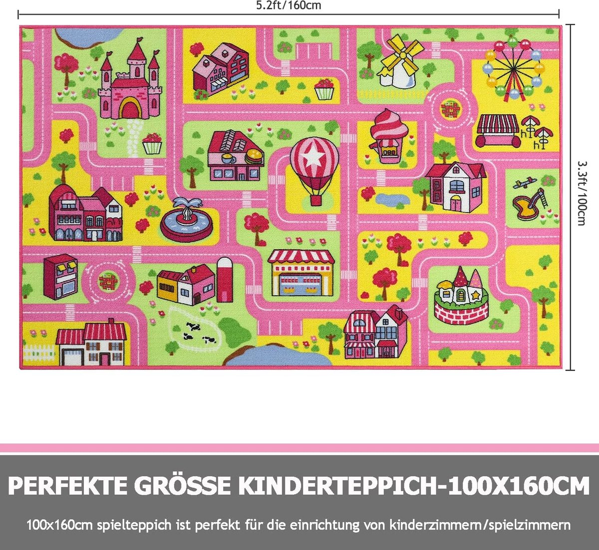 Tapijtloper voor gang, antislip, wasbaar, keukentapijt, 50 x