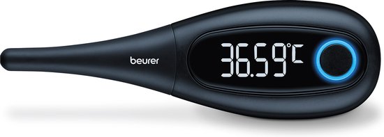 Beurer OT 30 Bluetooth® Ovulatiethermometer – Beurer Ovy app – Oraal en vaginaal – 30 Geheugenplaatsen – Automatische uitschakeling – Akoestisch eindsignaal – Flexibele punt – 5 Jaar garantie - Beurer