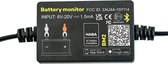 Bluetooth Batterij Monitor [6-20V] [AGM-LITHIUM] APP BEDIEND [HABA]