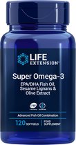 Super Omega-3 Plus EPA/DHA met sesamlignanen, olijfextract, krill & astaxanthine (120 softgels)