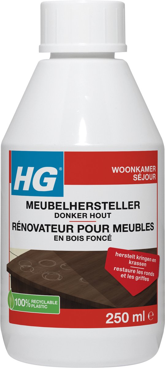 Sapoli Rénovateur pour meubles, bois foncé, 250 ml