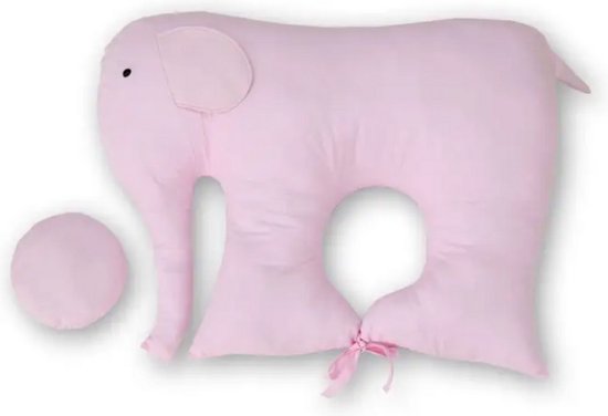 Voedingskussen - La Casa Voedingskussen Baby - Zachte Pluche - Veilig - Multifunctioneel - Roze