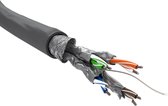 S/FTP CAT6 Gigabit Netwerkkabel - CCA - 23AWG - LSZH - Stug - 100 meter - Grijs