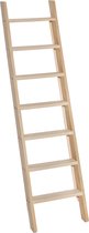 Zoldertrap - 7 treden - Stahoogte 143 cm - Houten ladder - Molenaarstrap - Grenen trap