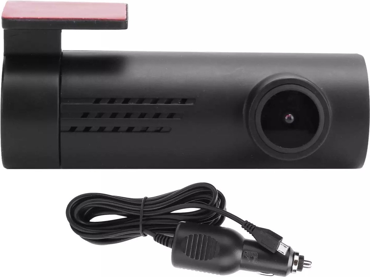 TechU™ Dashcam Camera – M16 Zwart – Dashboardcamera – Full HD 1080P – Wifi – 170° Wijdhoeklens – G-sensor – Nachtvisie – Loop recording – Bewegingssensor – Parkeermodus - voor auto