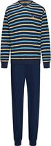 Robson - Heren Pyjama set Ben - Blauw - Katoen - Maat 50