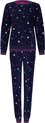 Rebelle - Dames Pyjama set Kensi - Blauw - Fleece - Maat 48
