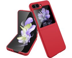 Hoesje Geschikt voor Samsung Galaxy Z Flip 5 | Hard Back Cover | Ultra Dun | Rood