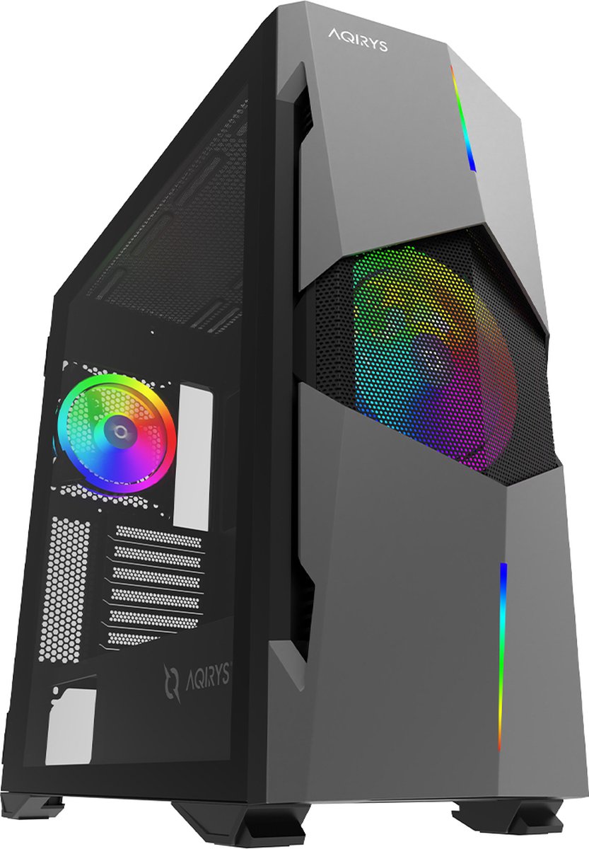 Aqirys BETELGEUSE Midi Tower Zwart, Grijs