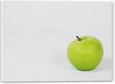 Acrylglas - Appel - Groen - Fruit - Gezond - 40x30 cm Foto op Acrylglas (Met Ophangsysteem)