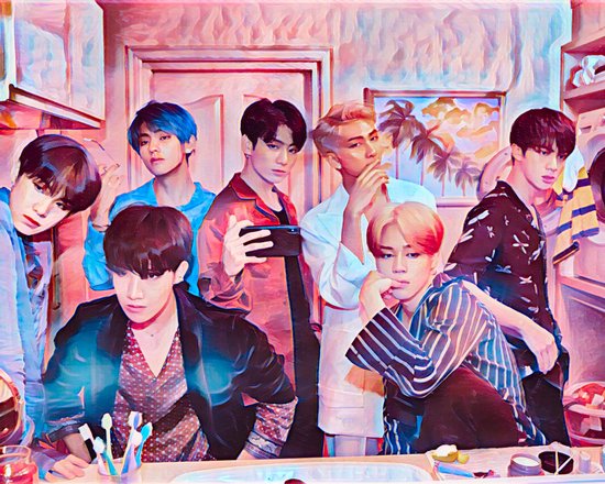 K-POP BTS 1 - Affiche - 70 x 100 cm