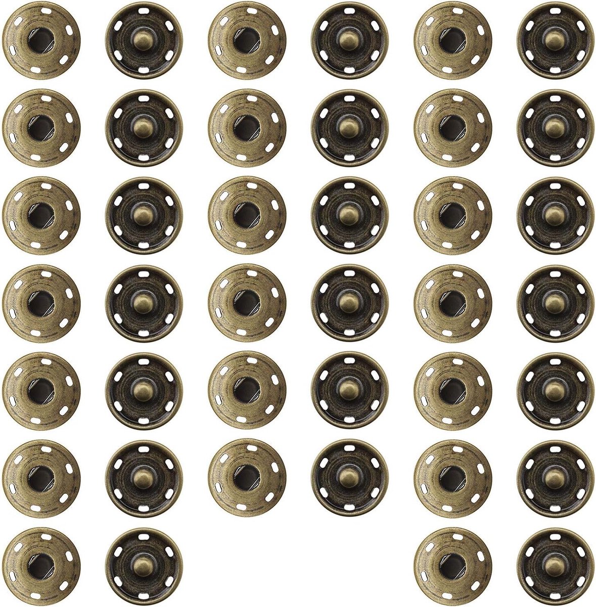 20 sets de cuivre de 25 mm pour coudre des boutons-pression, pour