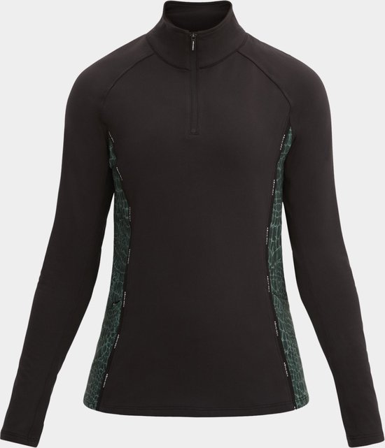 Röhnisch Jane thermo half zip - Green Crocco - Maat L