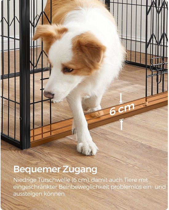 Signature Home Greeting dog run - cage pour chien - Hutte pour chiens -  rectangulaire