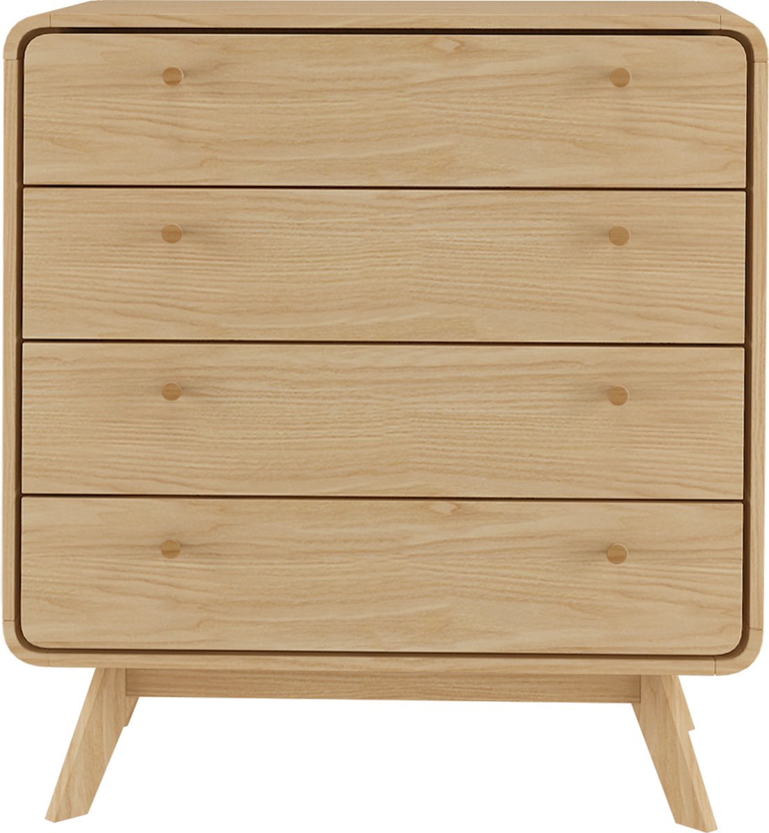 Cassie-Commode - 4-laden - Eikenlook