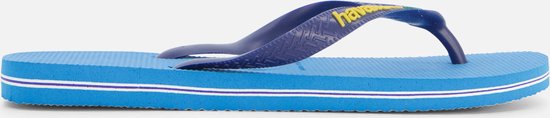 Havaianas Brasil Logo Unisex Slippers - Turquoise - Maat 45/46