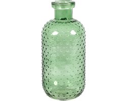 Countryfield Bloemenvaas Cactus Dots - groen transparant - glas - 11 x 24 cm Countryfield Bloemenvaas Cactus Dots - groen transparant - glas - 11 x 24 cm