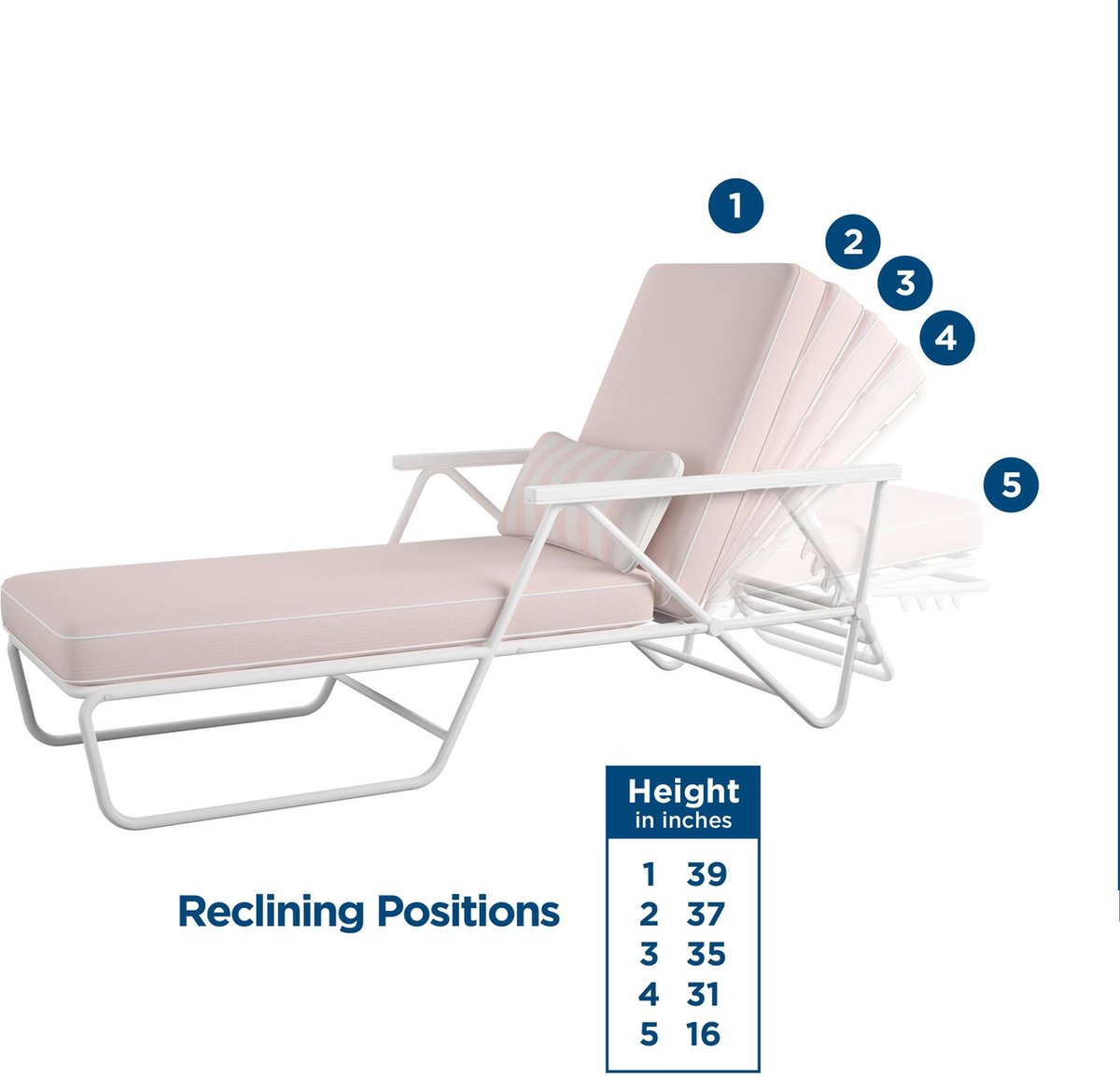 Notio Living Connie-ChaiseLongue - Rose Water Rood