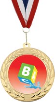 Medaille zwemdiploma B / cadeau zwemdiploma B