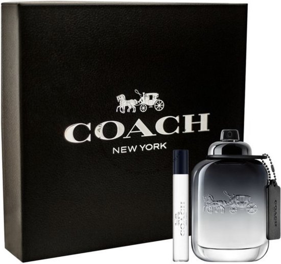 Coach New York Set For Men - Eau de Toilette 60 ml + Vaporisateur de Voyage  7,5 ml -... | bol