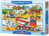 Castorland Construction Site 40 Maxi pcs Jeu de puzzle 40 pièce(s) Dessins animés