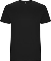T-shirt unisex met korte mouwen 'Stafford' Zwart - 3/4 jaar