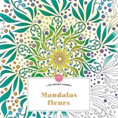 Les Grands Carrés Mandalas Fleurs - Hachette heroes - Kleurboek voor volwassenen
