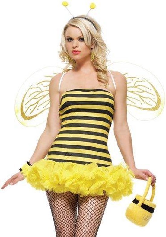 Ruffled bumble bee official Sexy bij kostuum - Maat S/M | bol.com