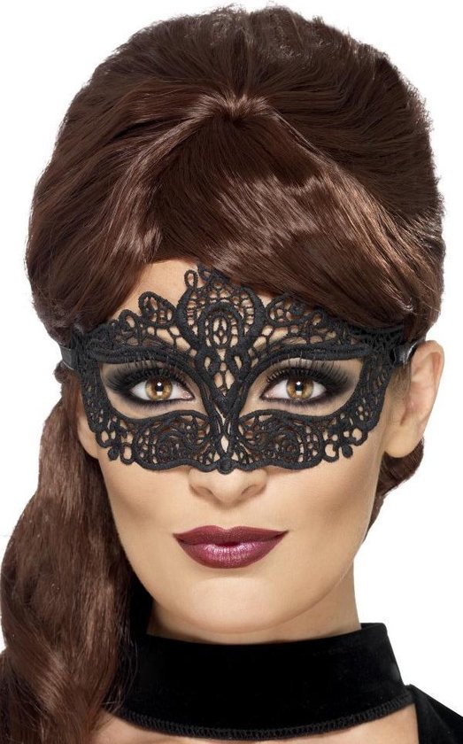 Sexy kanten oogmasker van zwart kant | bol.com