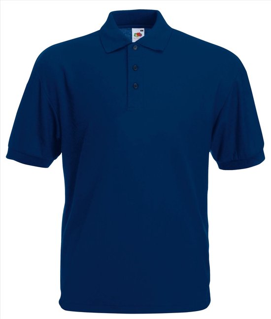 Fruit of the Loom - Classic Pique Polo - Blauw - 4XL