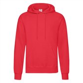 Fruit of the Loom - Classic Hoodie - Rood - XXL
