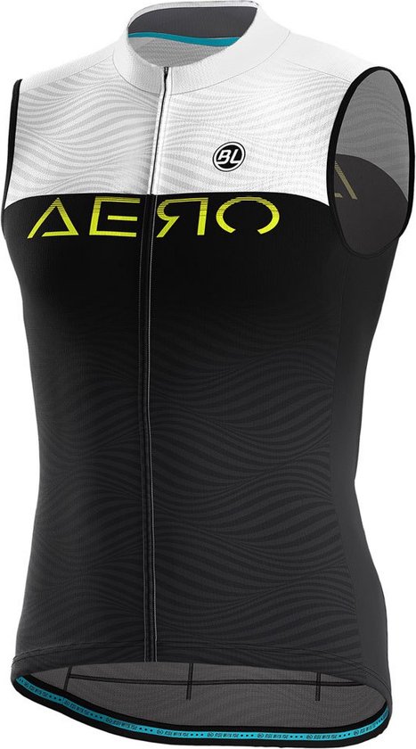 RH Spirit Fietsshirt Mouwloos Zwart/Wit Dames