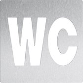 Wagner-EWAR RVS pictogram WC AC404, in 2 varianten leverbaar