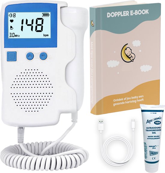 Doppler - Moniteur cardiaque pour Bébé - Moniteur de fréquence cardiaque  pour Bébé 