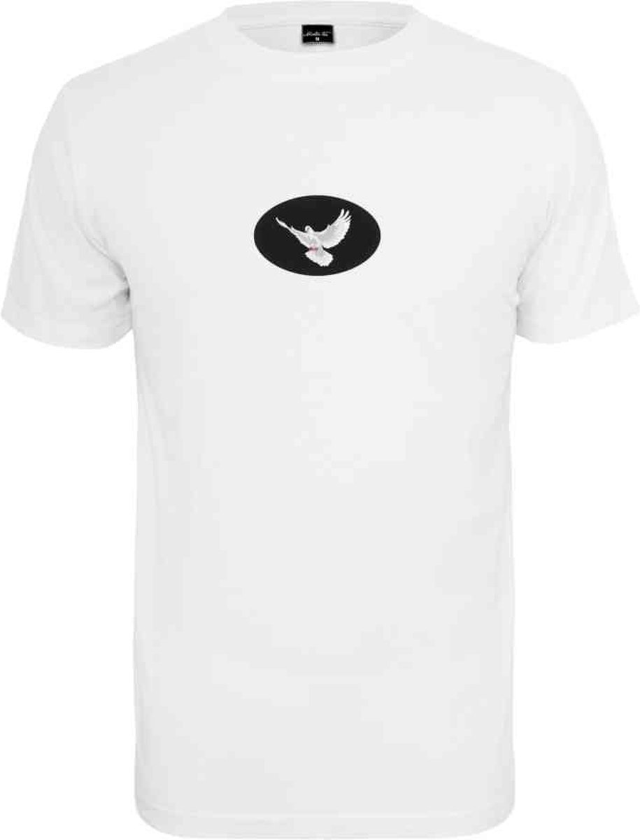 Mister Tee Dove Patch Heren T-shirt XS Zwart