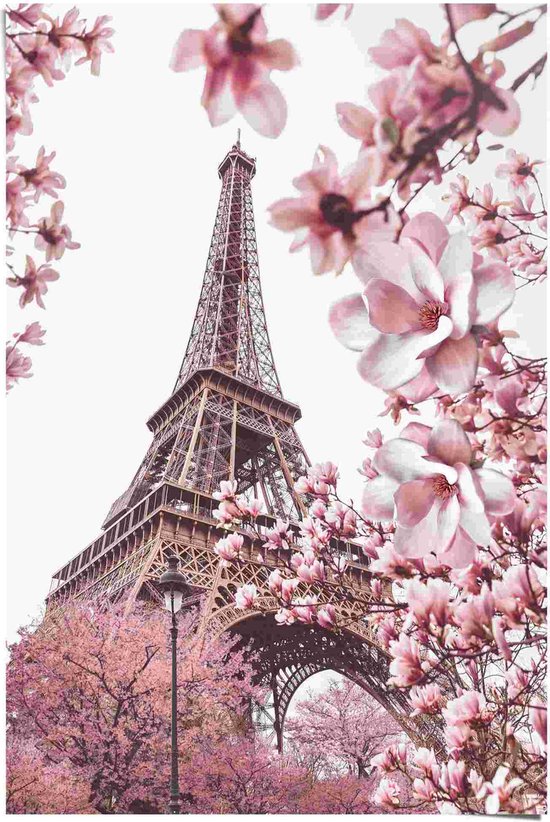 Poster Paris in Pink 91,5x61 cm