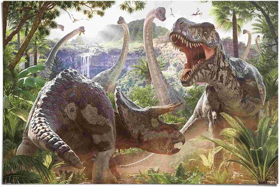 Poster Dinosaur Battle 61x91,5 cm